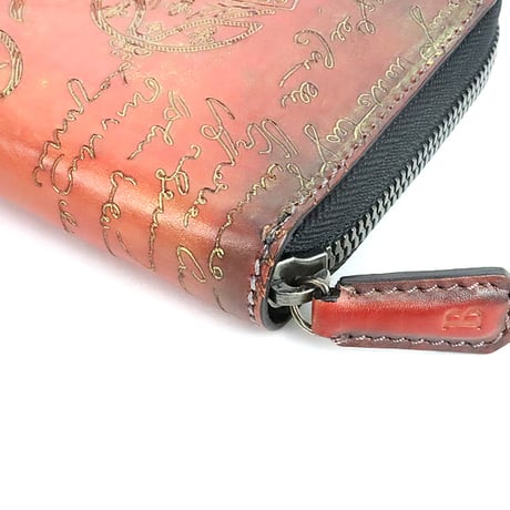 Berluti Bespoke Scritto Itauba Long Zip Wallet #31950