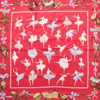 HERMES Carre 90 Silk 100% Scarf Stole "La Danse" #74497
