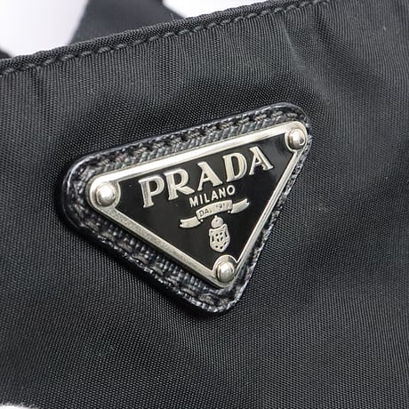 PRADA Shoulder Bag Tessuto Nylon Black VA0340 ＃19905