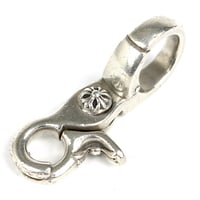Chrome Hearts Quick Clip Cross Ball Keychain Keyring #31777