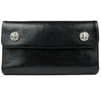 Chrome Hearts Cross Button Wave Wallet #31617