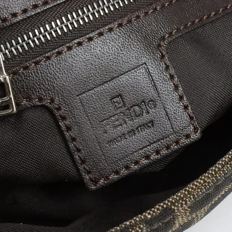 FENDI Mamma Baguette Bag Zucca Canvas ＃19854