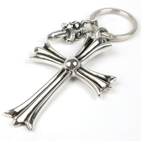 Chrome Hearts Large Cross Split Dagger Keyring #31558