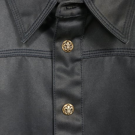 Chrome Hearts BS Fleur Silver Button Military Jacket #31600