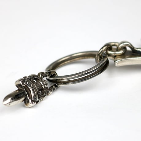 Chrome Hearts Large Cross Split Dagger Keyring #32158