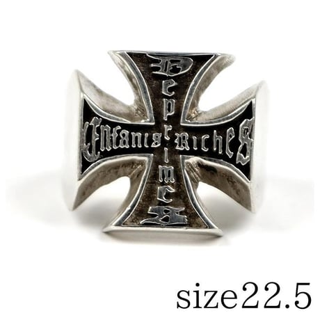Enfants Riches Deprimes ERD Logo Iron Cross Ring #104217