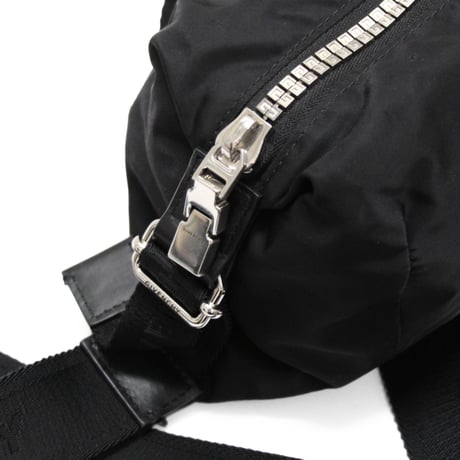 GIVENCHY Crossbody Bag Nylon Leather Black ＃76184