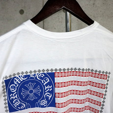 Chrome Hearts American Flag Vine Dagger T-Shirt #31922