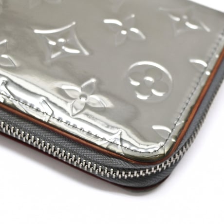 Louis Vuitton Zippy Wallet Vertical Monogram Miroir Silver M80808 #75409