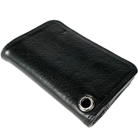 Chrome Hearts Leather Card Case with Grommet #104318