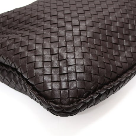 BOTTEGA VENETA Hobo Bag Intrecciato Leather Brown #76596