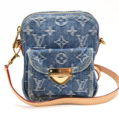 Louis Vuitton Fairfax Pochette Shoulder Bag Monogram Denim M82948 #76399