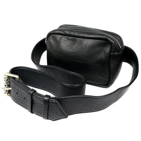 Chrome Hearts Brand New Strap On Leather Body Bag #104222