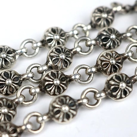 Chrome Hearts #1 Cross Ball Necklace 20 In #104918