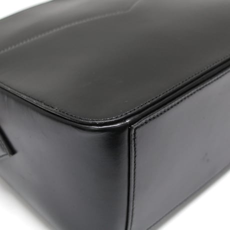 YVES SAINT LAURENT Vintage Shoulder Bag Leather Black #75305