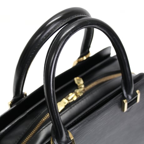 Louis Vuitton Pont Neuf Handbag Epi Leather Black M52052 #76625