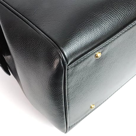CELINE Duffle bag Leather Black ＃20053