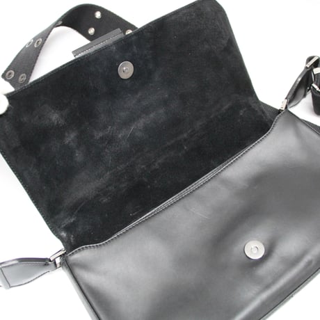 Christian Dior Street Chic Shoulder Bag Leather Black ＃76470
