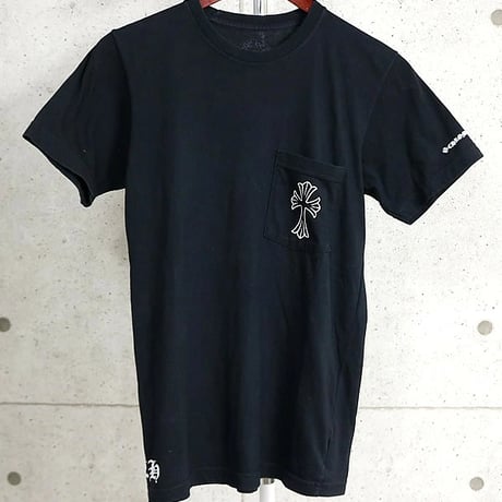 Chrome Hearts CH Cross Scroll Label T-Shirt #104682