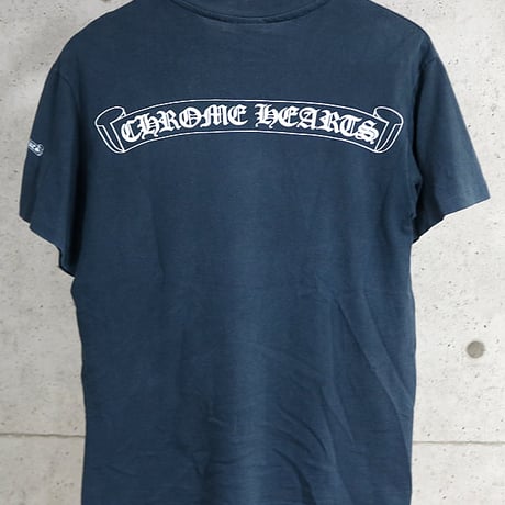 Chrome Hearts Vintage Neck Logo Scroll Label T-Shirt #31831