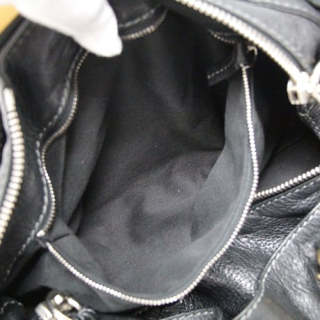 Chloe Paddington Handbag Leather Black #76385