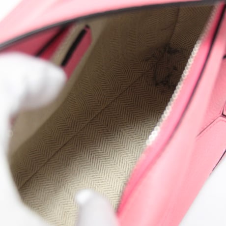 LOEWE Mini Puzzle Bag Leather Pink #75694