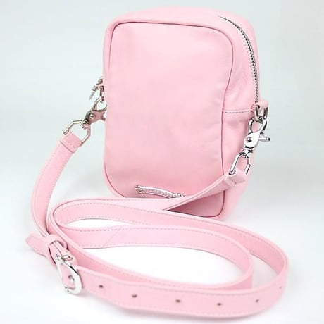 Chrome Hearts TAKA MINI Cross Patch Shoulder Bag Pink & Dark Brown #32224