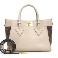 Louis Vuitton On My Side PM Handbag Monogram Canvas Calfskin Leather M57729 #19900