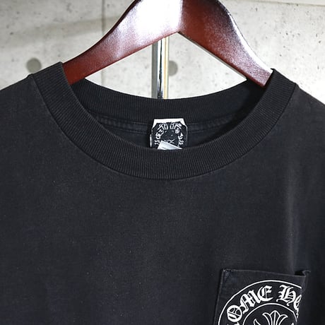 Chrome Hearts Vintage Horseshoe Scroll Label Pocket T-Shirt #31826