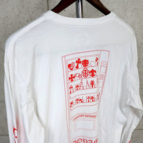 Chrome Hearts Tokyo Aoyama Exclusive Vending Machine Print Long Sleeve T-Shirt#31671