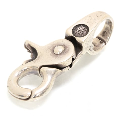 Chrome Hearts Vintage Quick Clip Cross Ball Keychain Keyring #31893