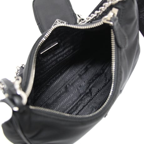 PRADA Re-Edition Shoulder Bag Nylon Black #76213