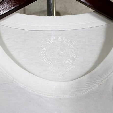 Chrome Hearts Las Vegas Exclusive Floral Sleeve Horseshoe Pocket Long Sleeve T-Shirt#103846