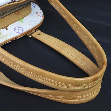 Louis Vuitton x Murakami Claudia Shoulder Bag Monogram Multicolor White M40193 #19961