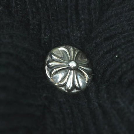 CHROME HEARTS Beanie Big Daddy Cashmere Black #103748