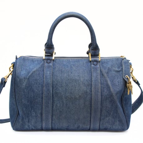 CHANEL Timeless CC Duffle Bag Denim Indigo Blue #75612