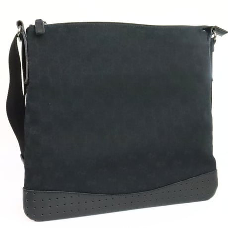 Gucci GG Canvas Shoulder Bag Leather 145857 #31949