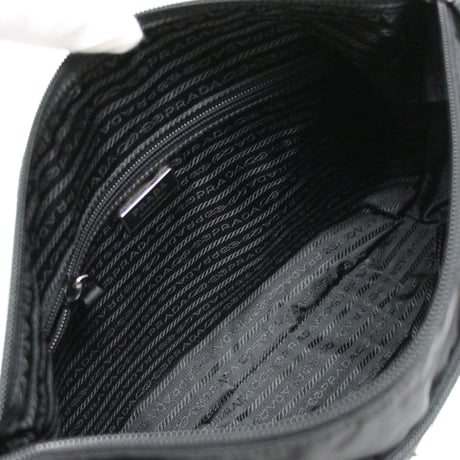 PRADA Crossbody Shoulder Bag Nylon Black #76282