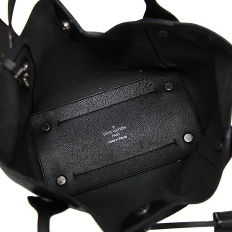 Louis Vuitton Hina PM Handbag Monogram Mahina Black M54350 #75746