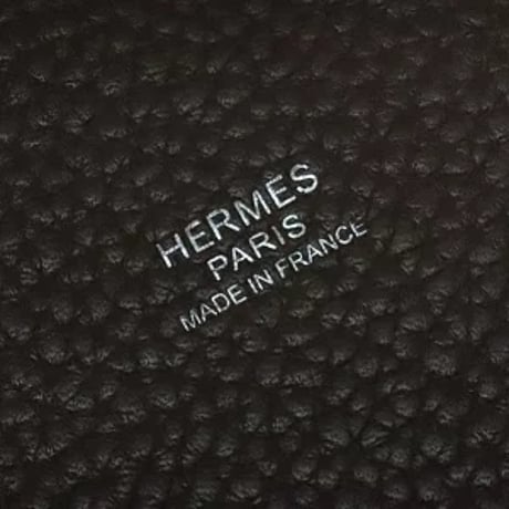 HERMES Picotin Lock PM Handbag Taurillon Clemence Leather Etoupe #20308