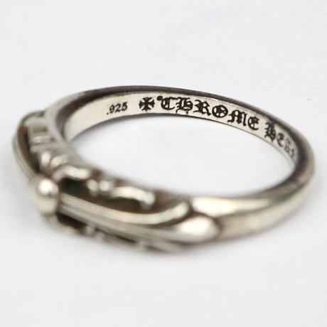 Chrome Hearts Baby Classic Floral Cross Ring #32180
