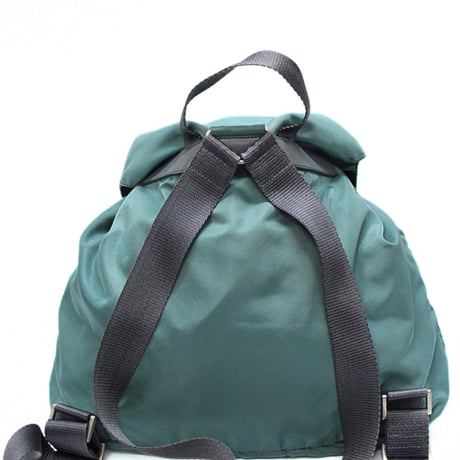 PRADA Backpack Nylon Emerald Green #76413
