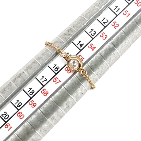 TIFFANY＆CO. Elsa Peretti Diamonds by the Yard Ring 18K Pink Gold #19938