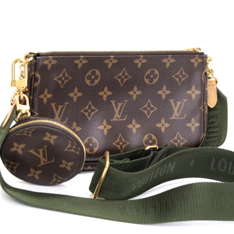 Louis Vuitton Multi Pochette Accessoires Handbag Monogram Canvas Khaki M44813 #76077