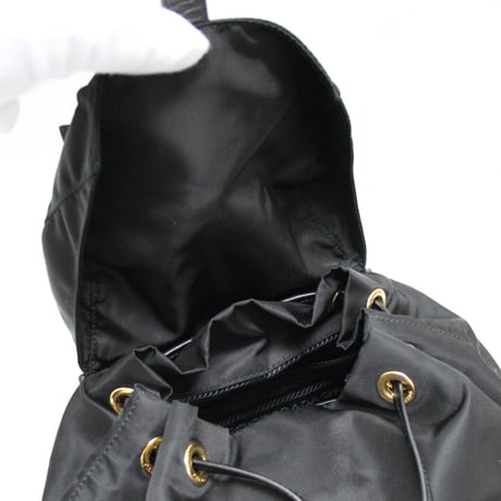 PRADA Tessuto Robot Backpack Nylon Black 1BZ677 #76060