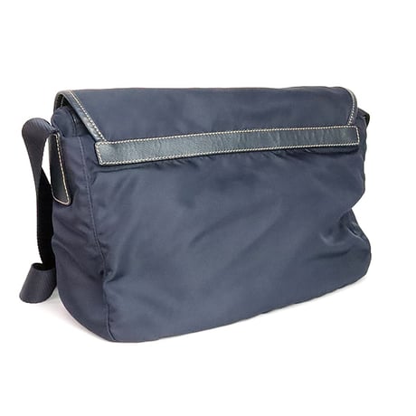 PRADA Shoulder Bag Nylon Navy ＃20169