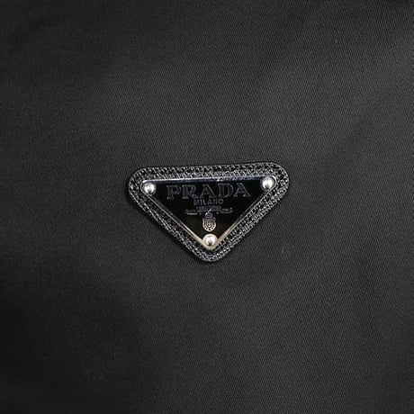 Prada Re-Nylon Bomber Jacket Triangle Logo Black #31638