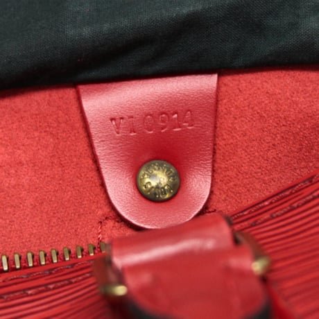 Louis Vuitton Speedy 25 Handbag Epi Leather Castilian Red M43017 #74334