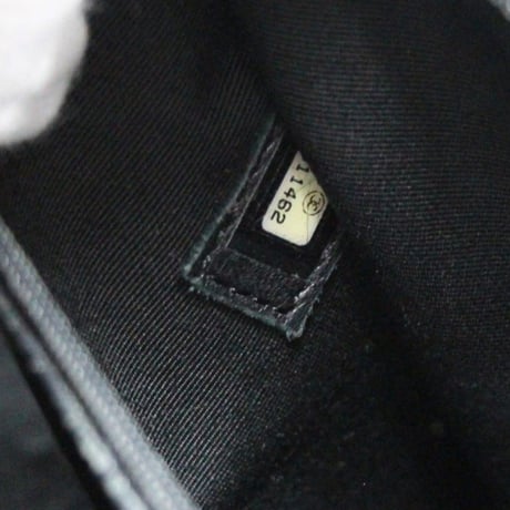 CHANEL Medallion Tote Bag Quilted Caviar Black #76201