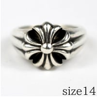 Chrome Hearts Small Cutout CH Plus Ring #31562